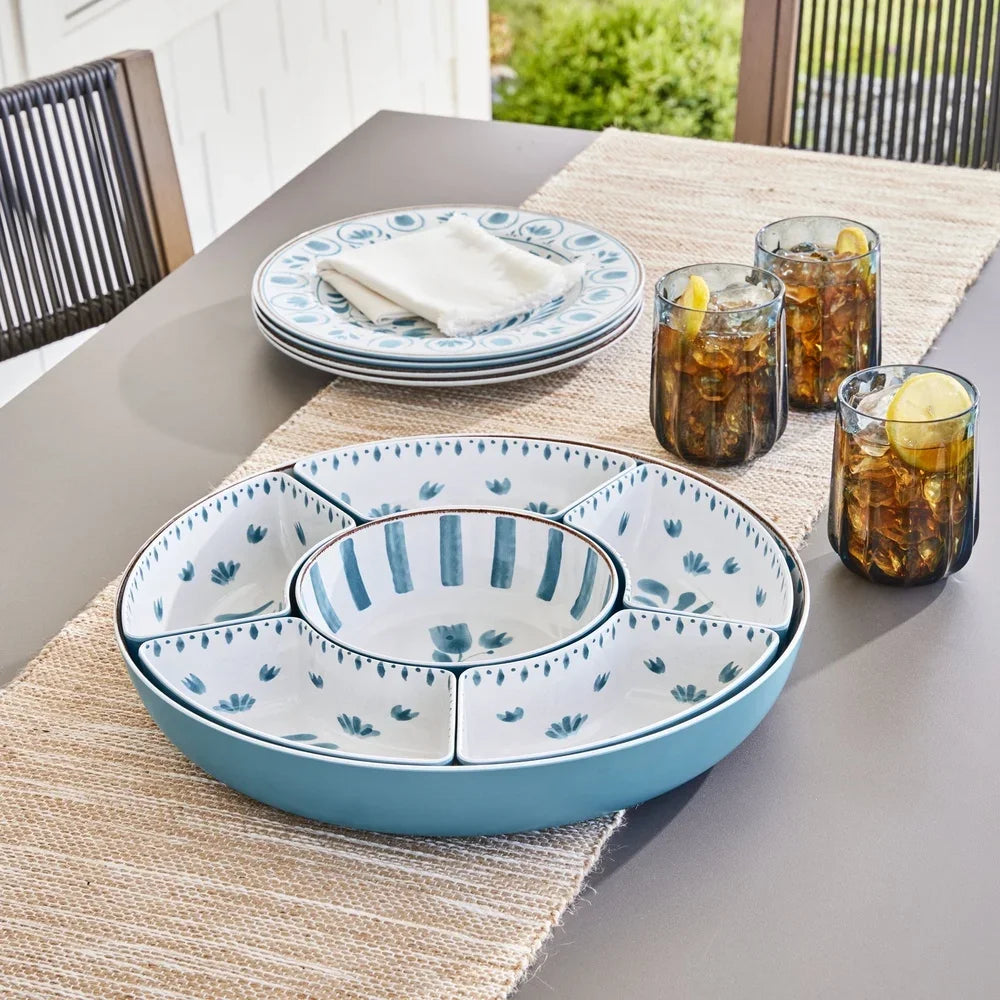 Melamine Chip Dip Tray