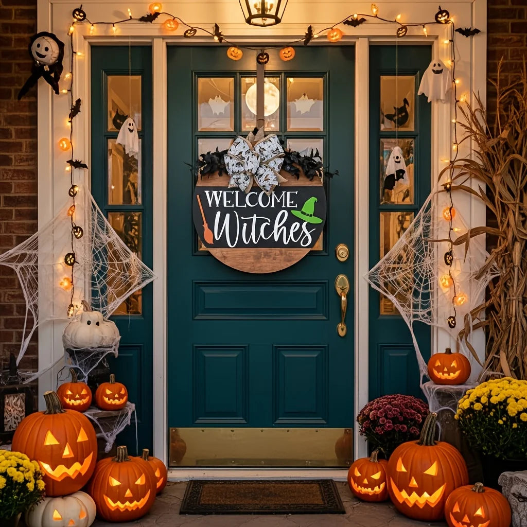 Welcome Witches Door Hanger