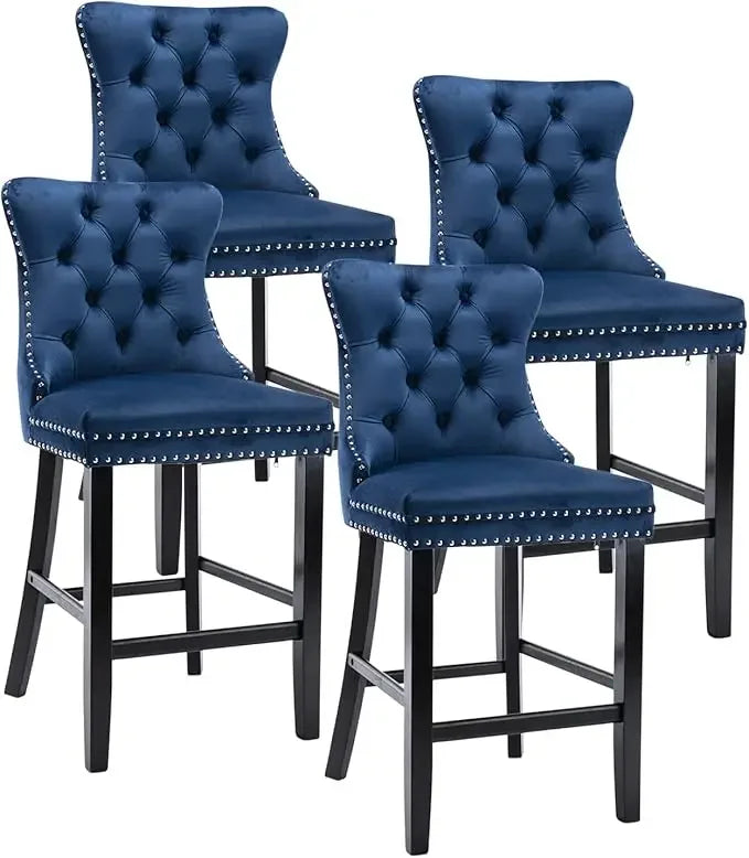 Counter Height Bar Chairs Set of 4,