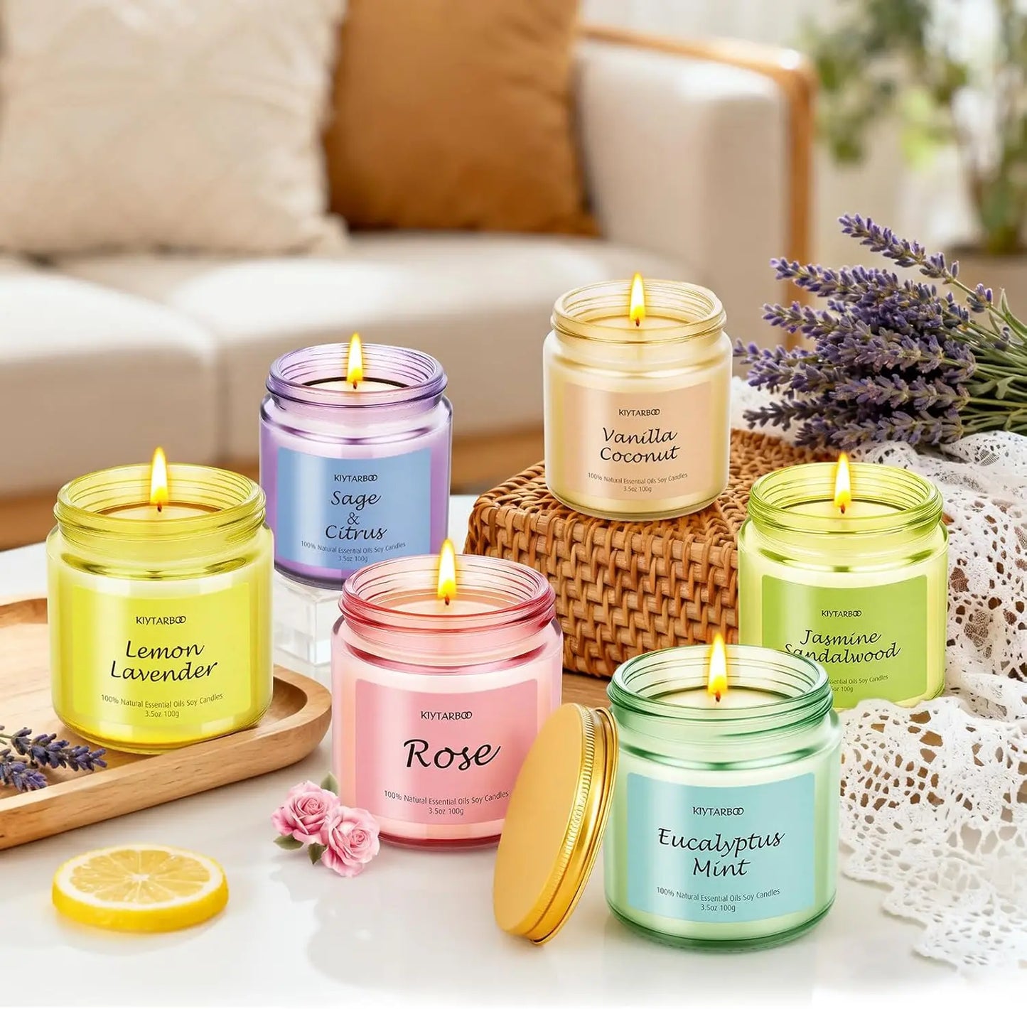 Aromatherapy Soy Candles