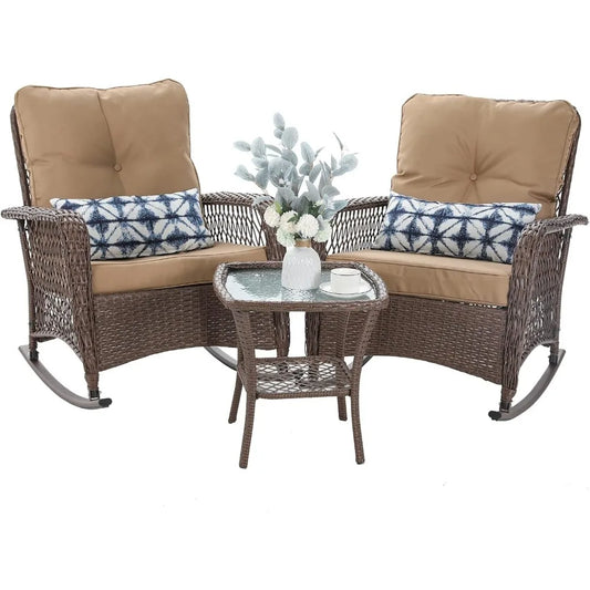 Patio Furniture Set 3 Pieces