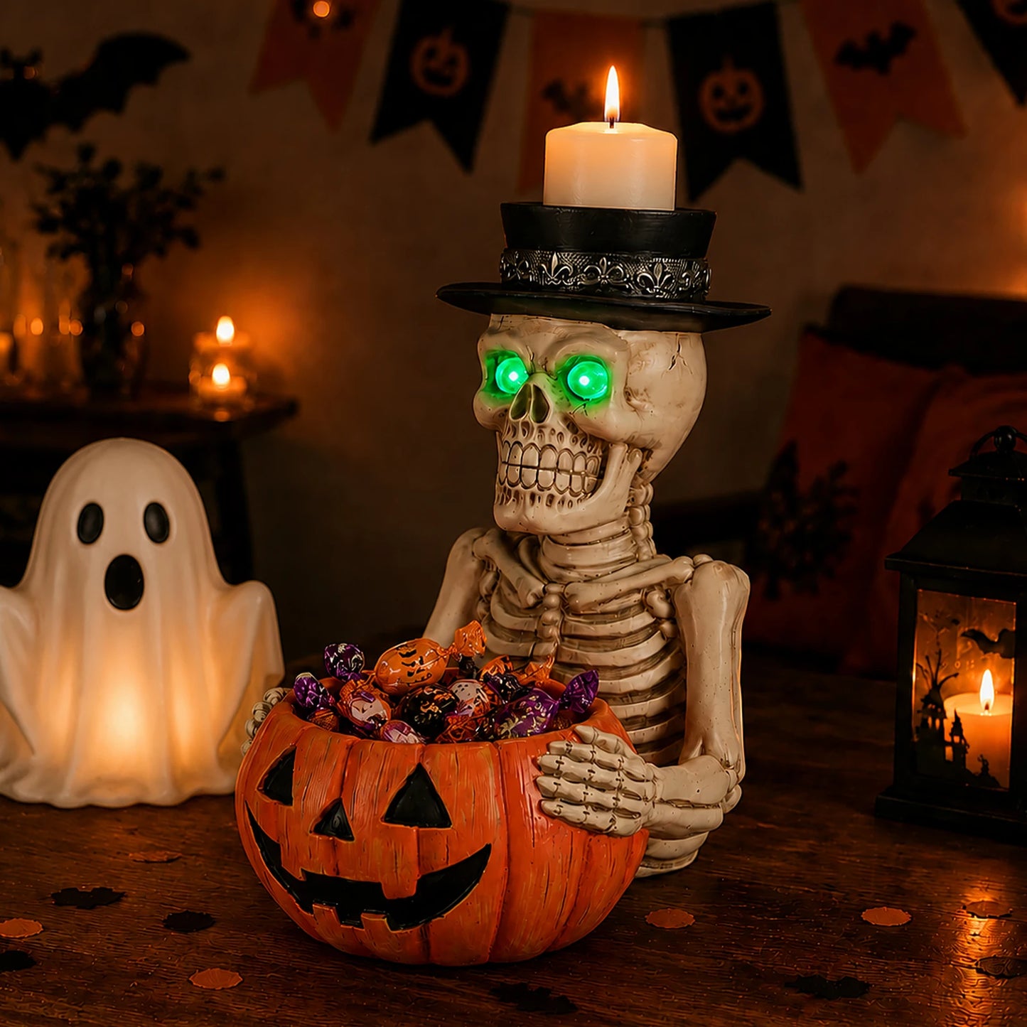 Halloween Skeleton Figurine