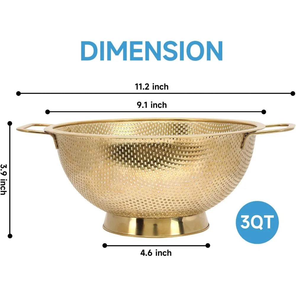 Gold Strainer 3QT