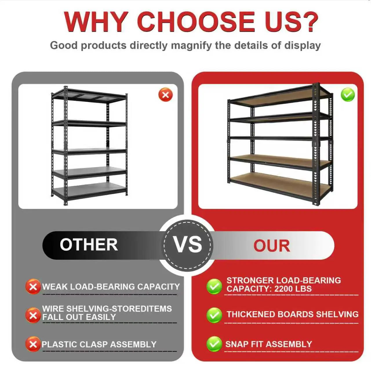 Sturdy Metal Storage Rack