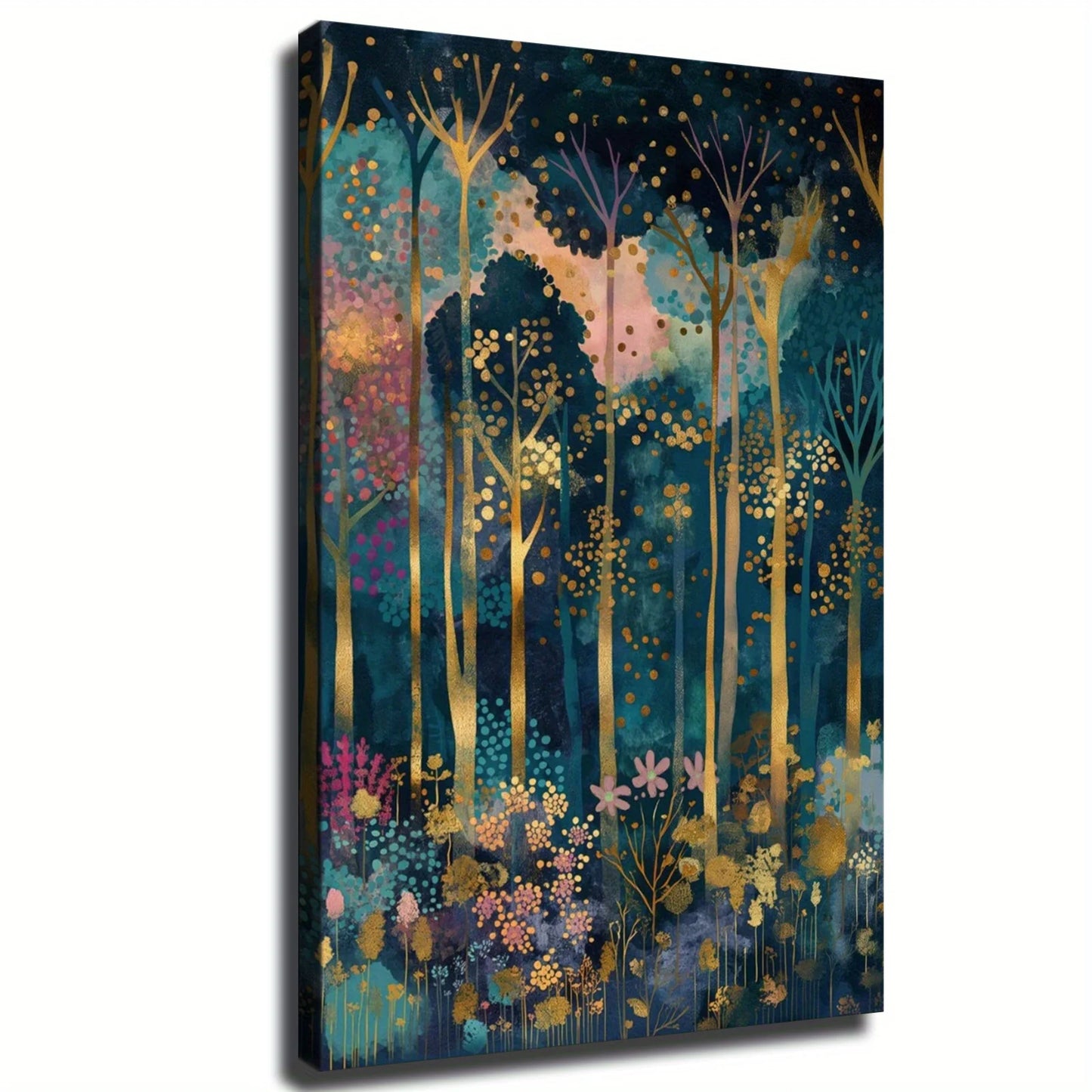 Canvas Abstract Forest Wall Painting