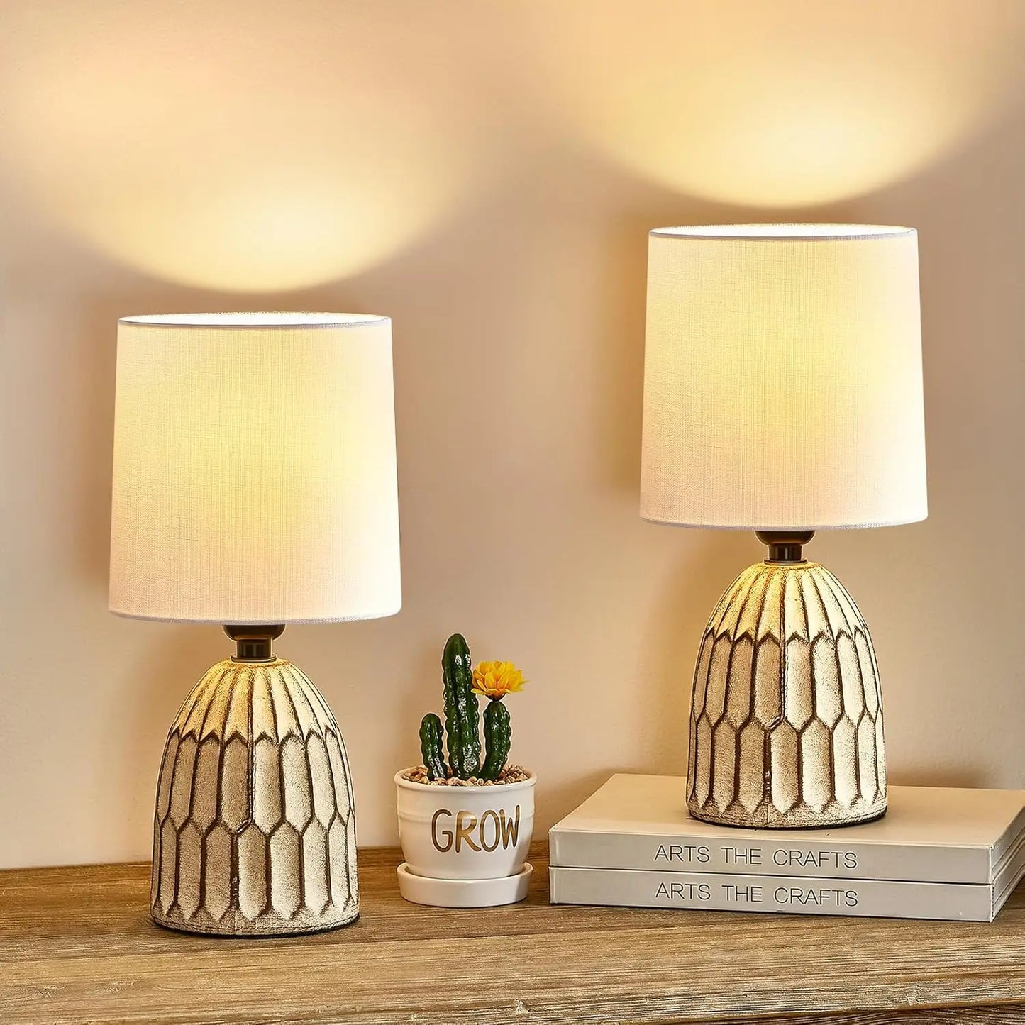 Ceramic Table Lamps Set of 2