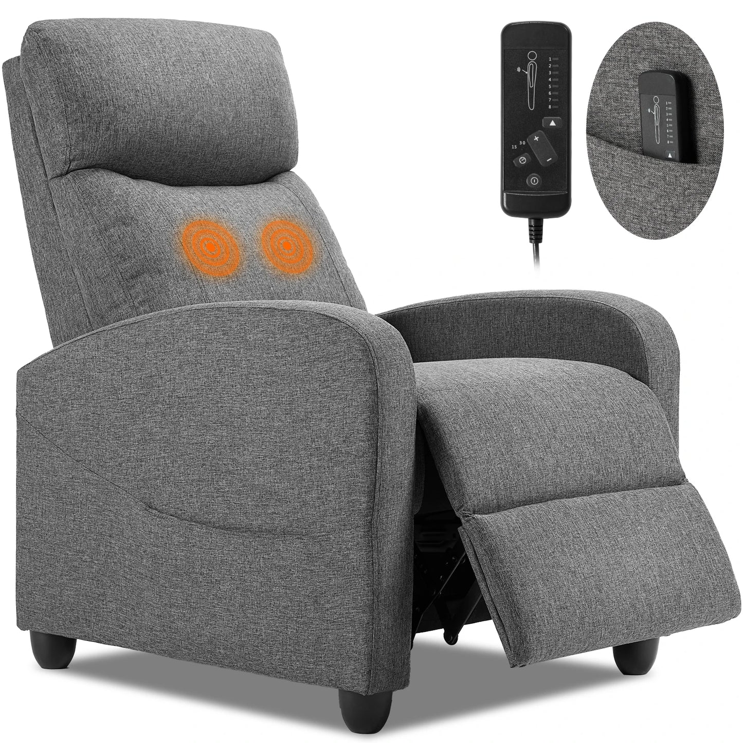 JHK Recliner Chair Massage