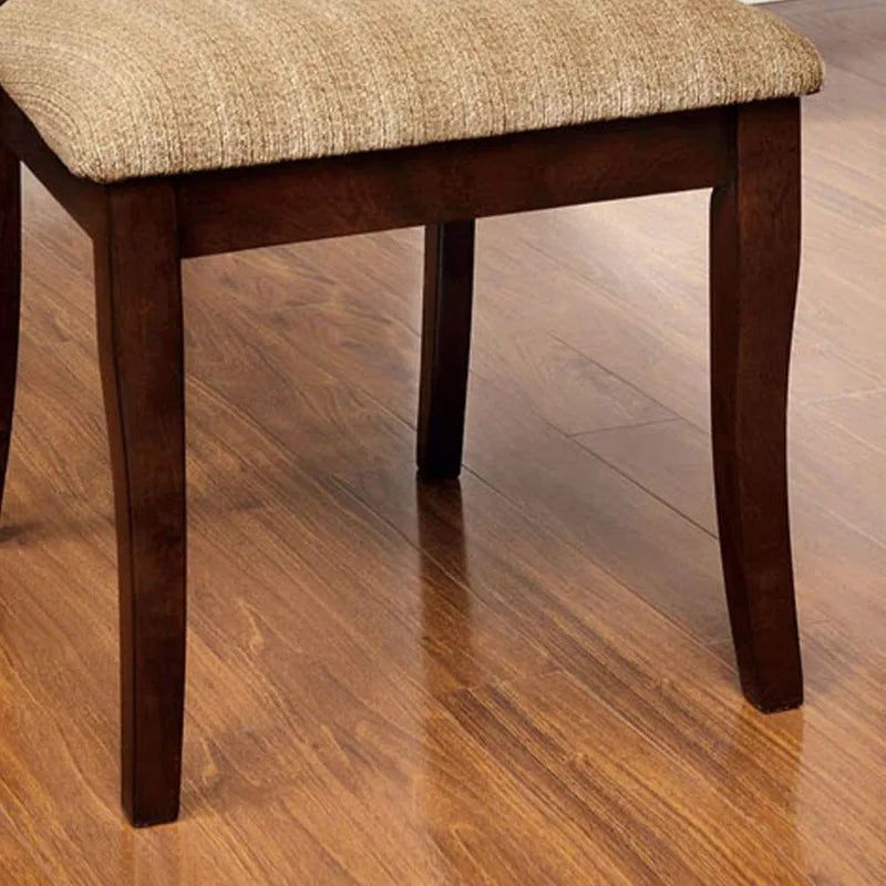 Dark Brown Wooden Dining Chair