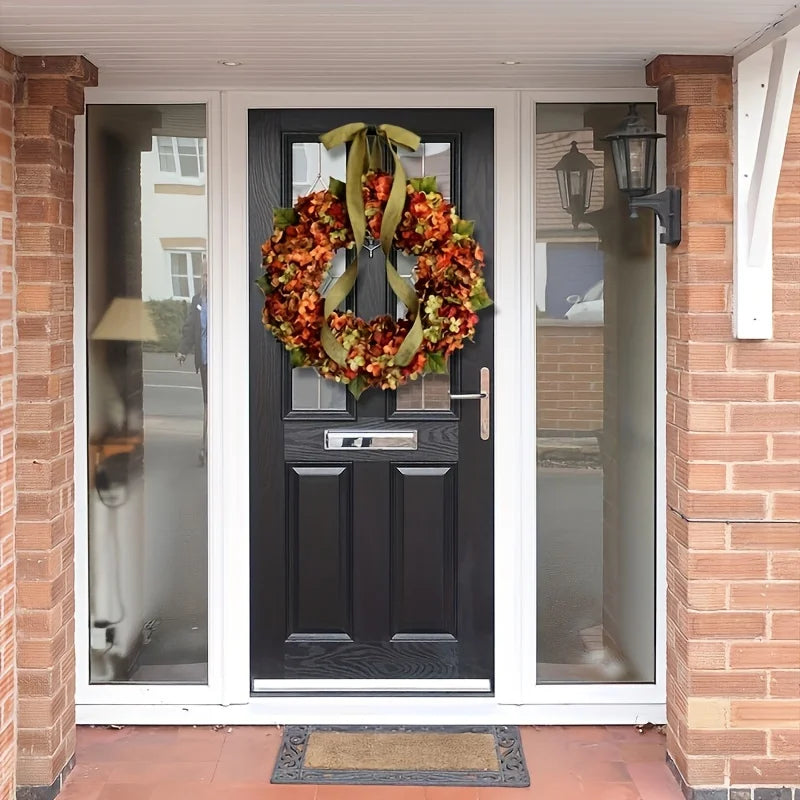 Autumn Hydrangea Wreath