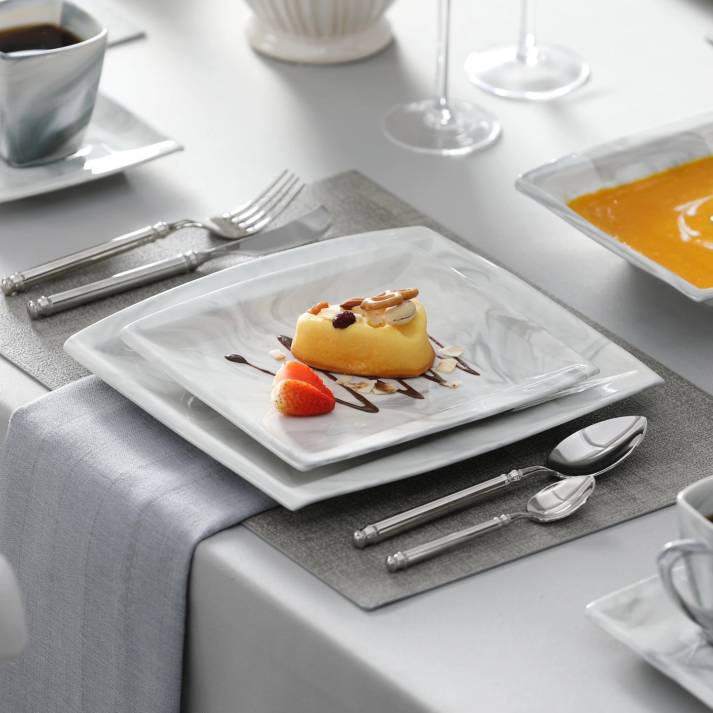 MALACASA  Dinnerware Set