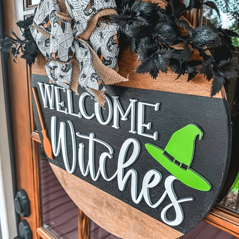 Welcome Witches Door Hanger