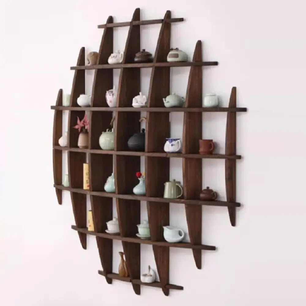 Wood Tea Cup Holder