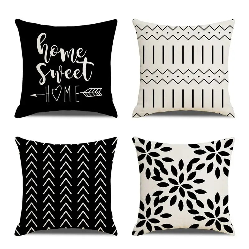 4PCS Throw Pillow Covers 18x18Inch