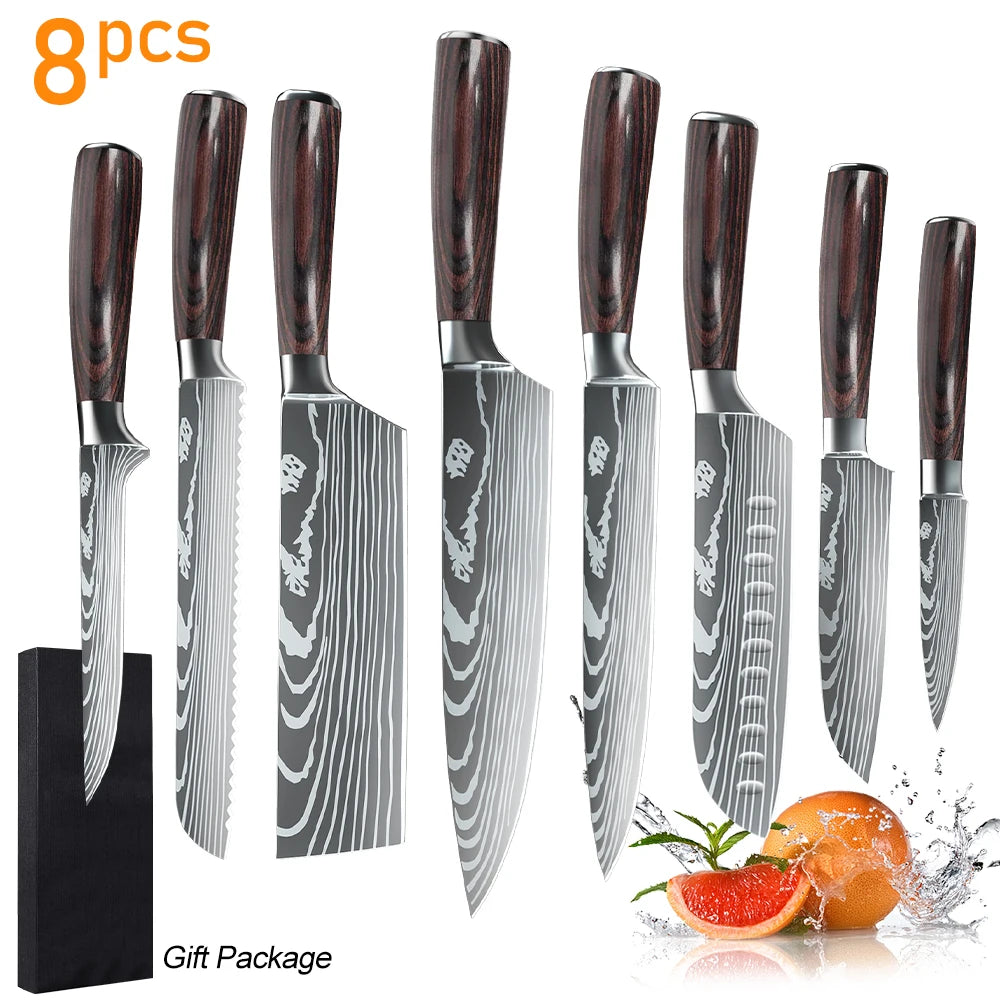 MDHAND 10pcs Knives Set
