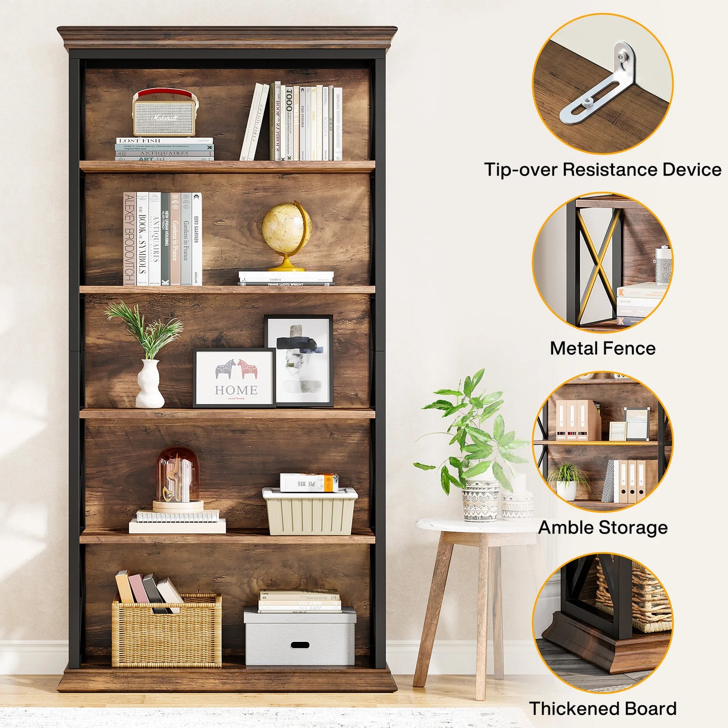 Tribesigns 6Tier Bookcase