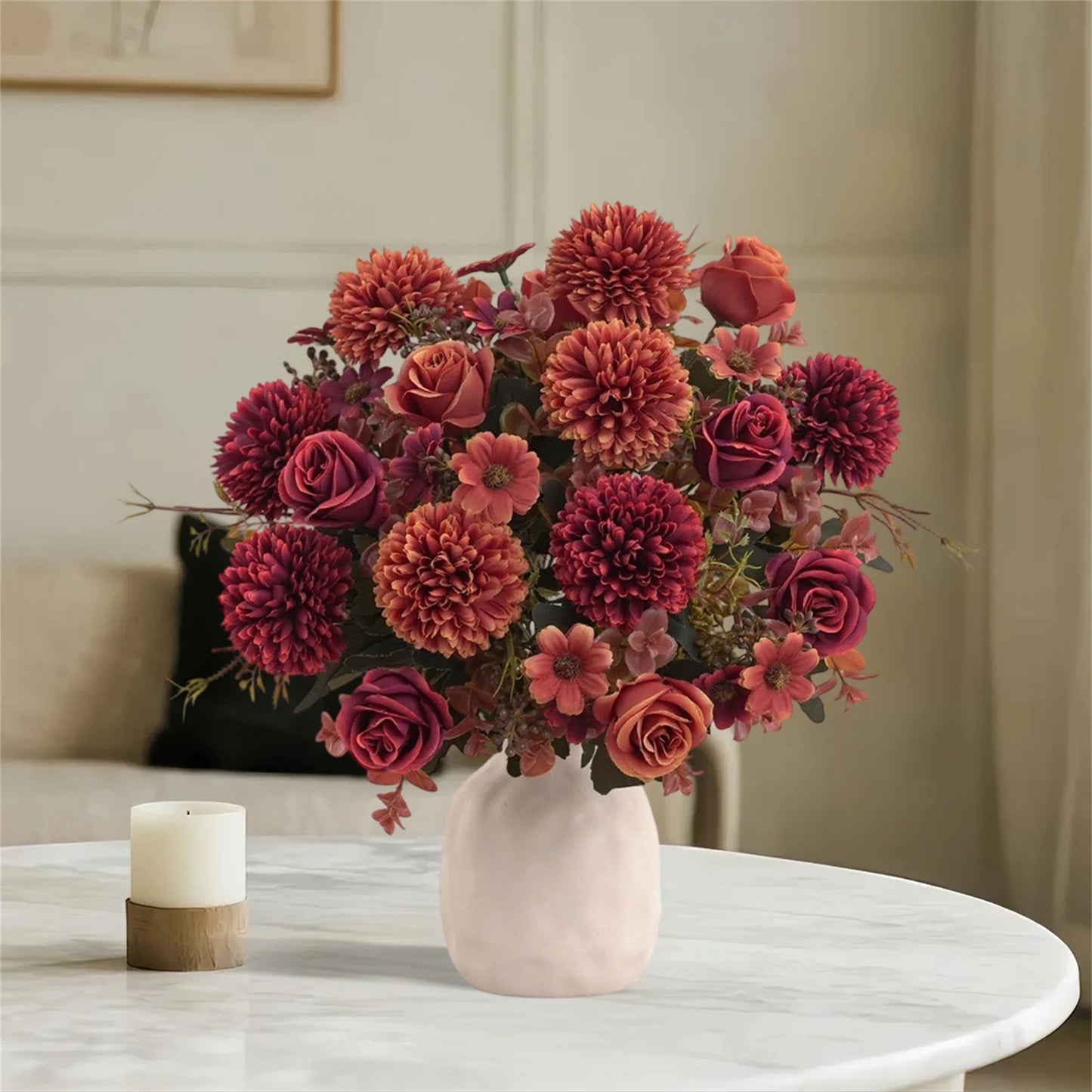 Artificial Tulip Sunflower Peony Flowers