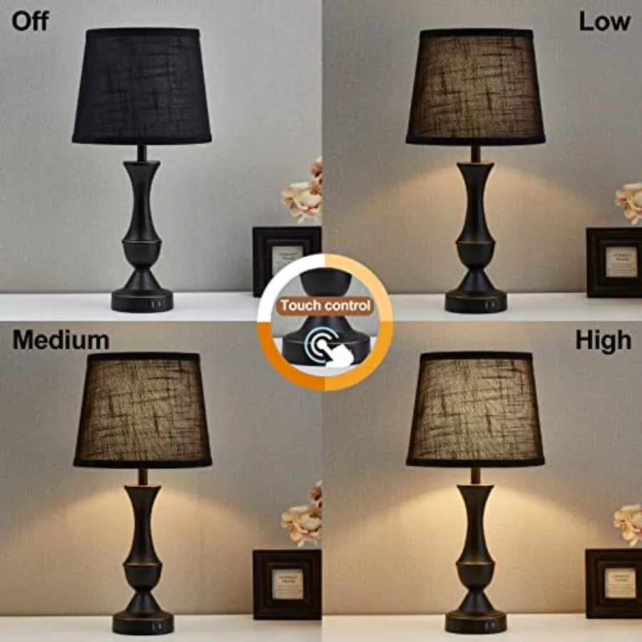 Touch Table Lamps Set of 2