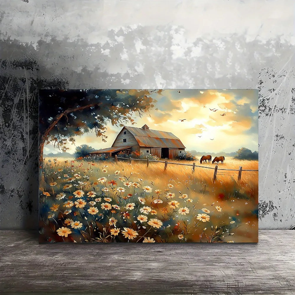 Quiet Farmhouse Landscape