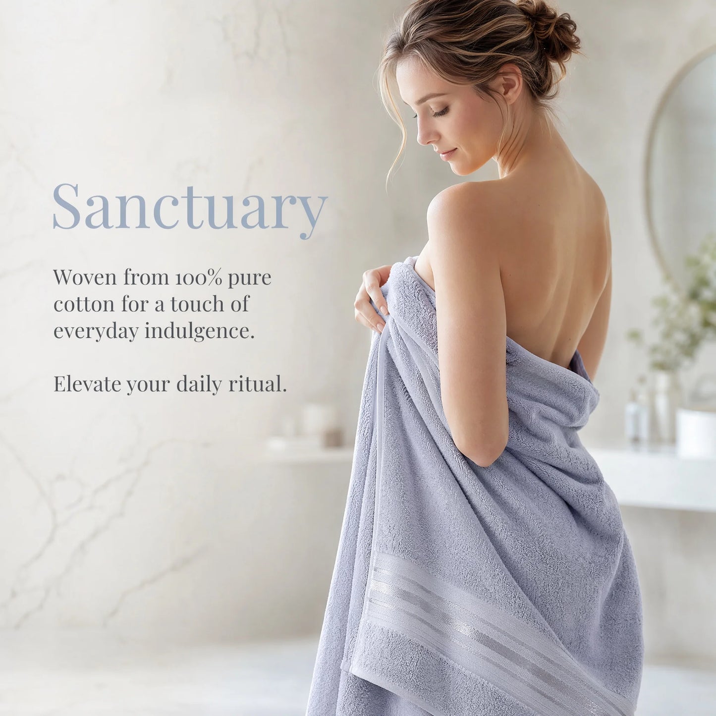 Luxury 6 Piece Towel Set