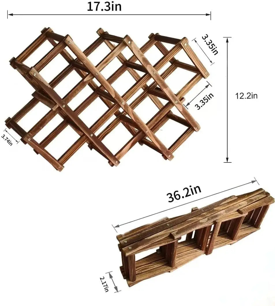 Freestanding Stackable Wine Rack