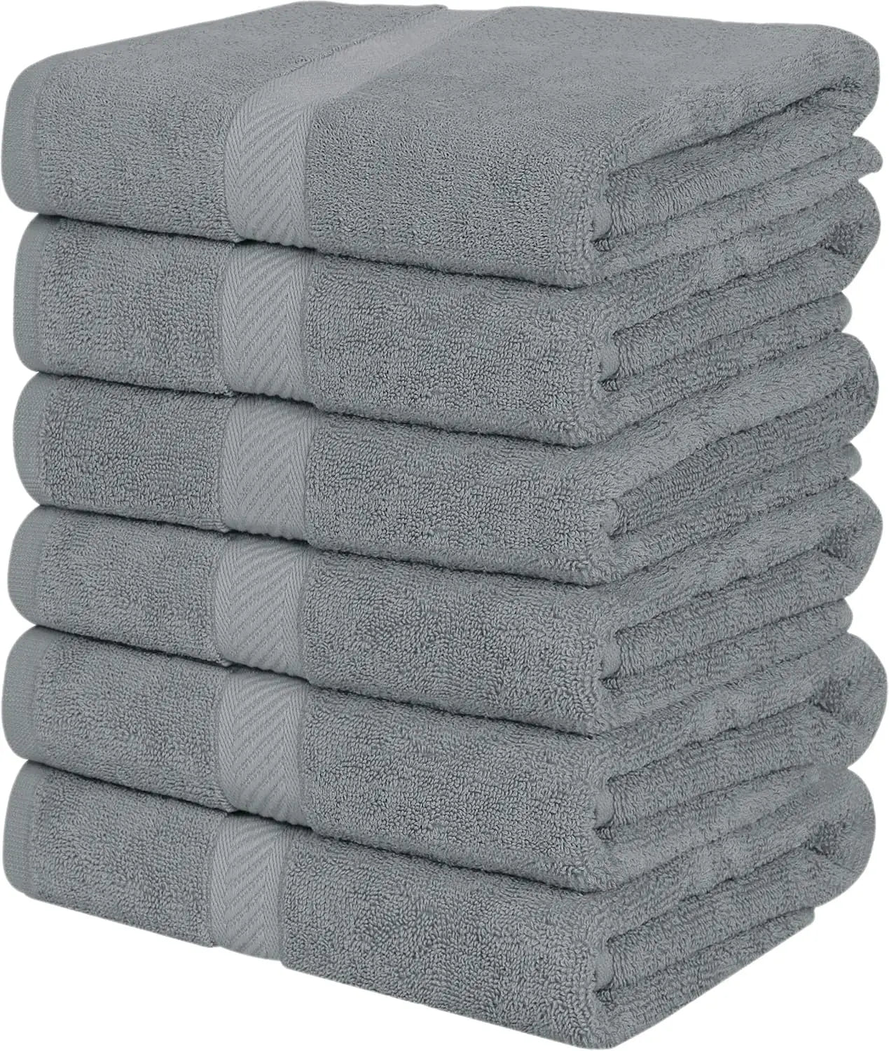 6 Pack Bath Towel Set