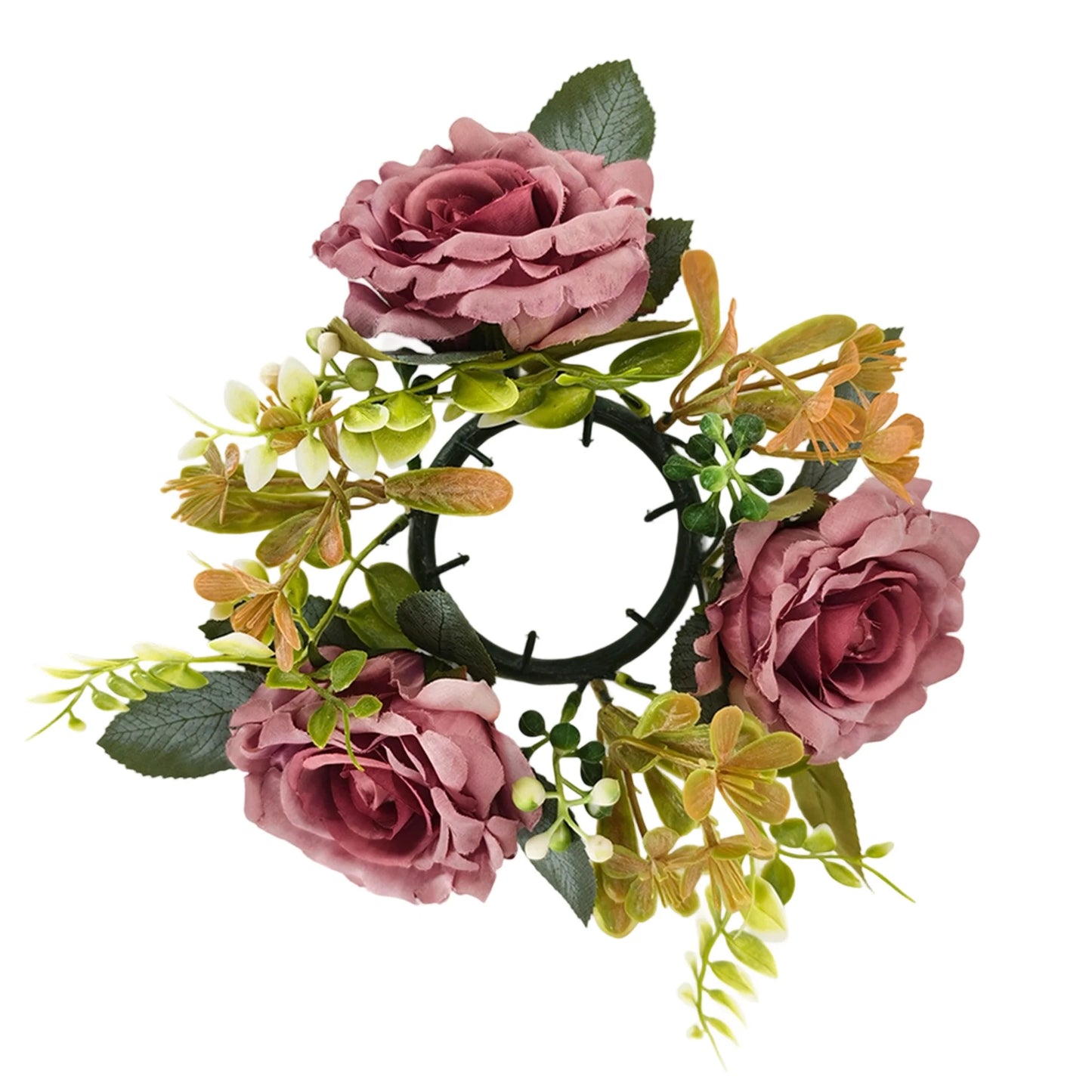 Rose Flower Candle Rings