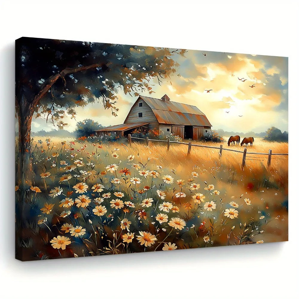 Quiet Farmhouse Landscape