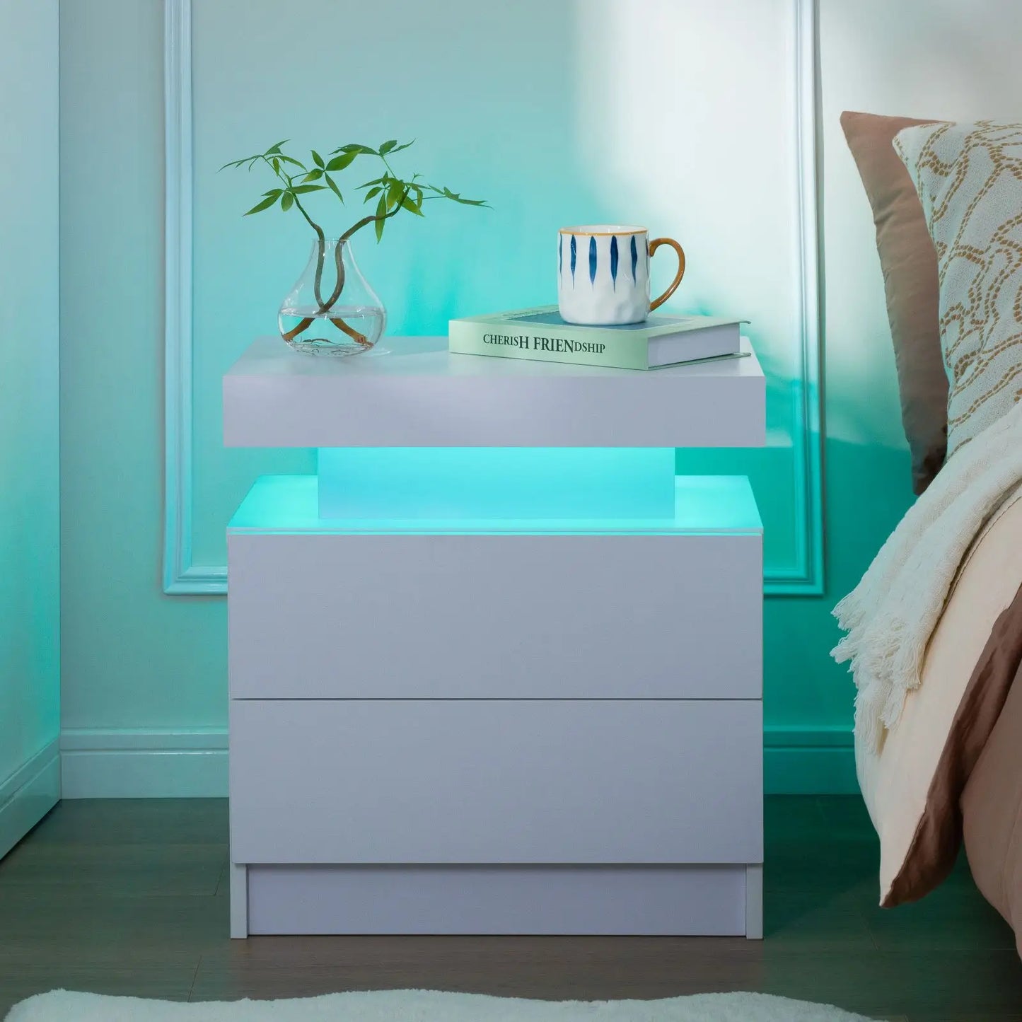 Cubehom Nightstand Set of 2