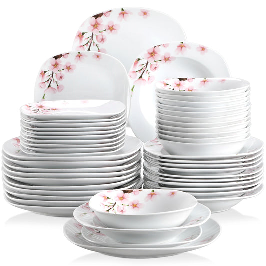 8-Piece Porcelain Ceramic Tableware