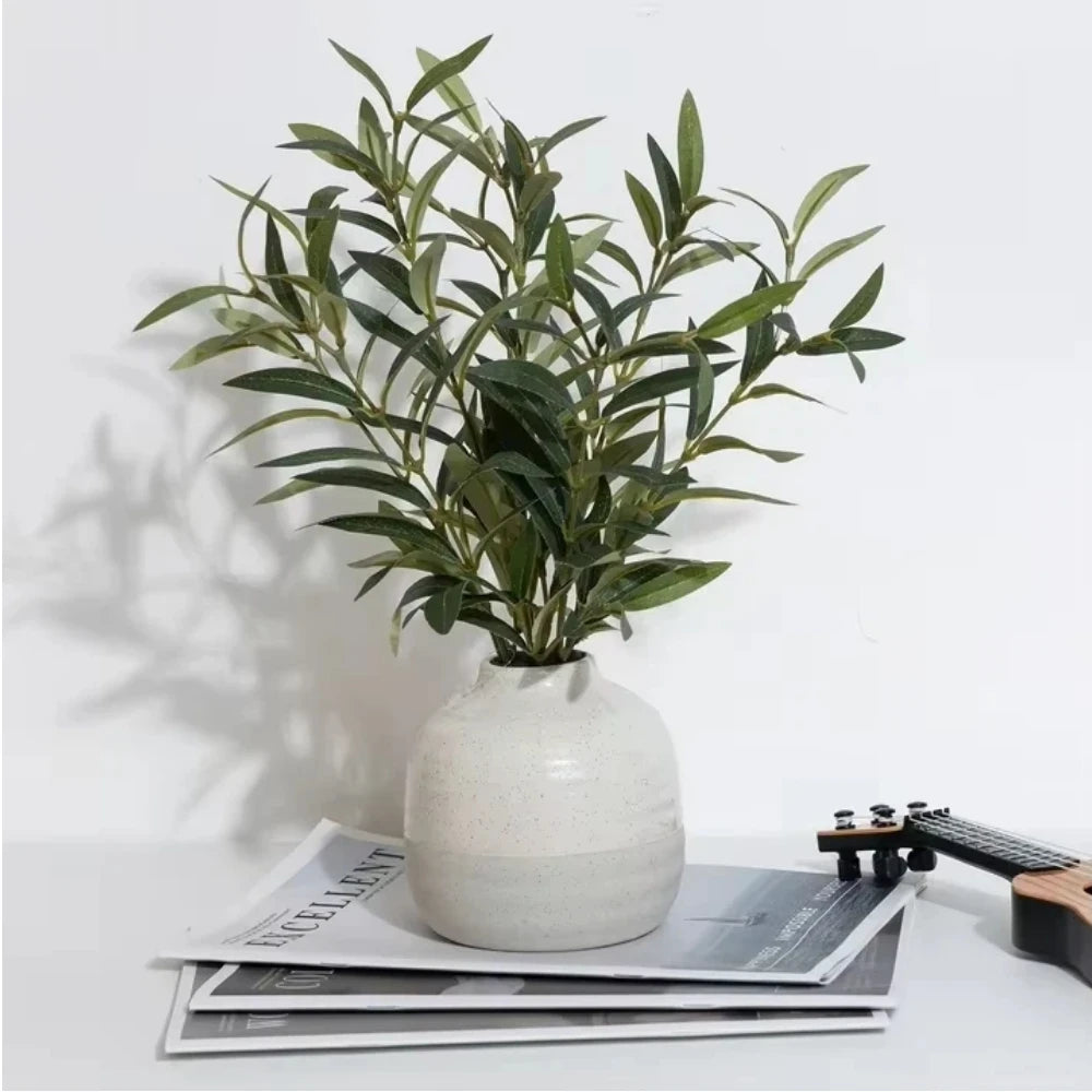 14" Indoor Artificial Olive Plant