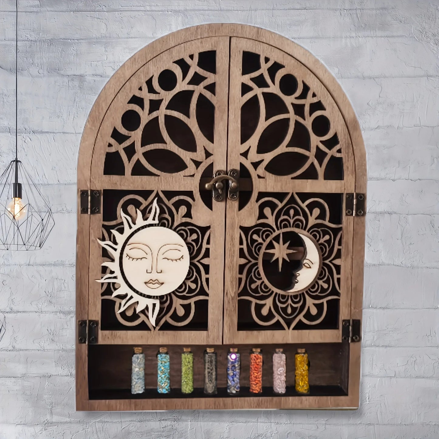 Vintage Wooden Floating Shelves