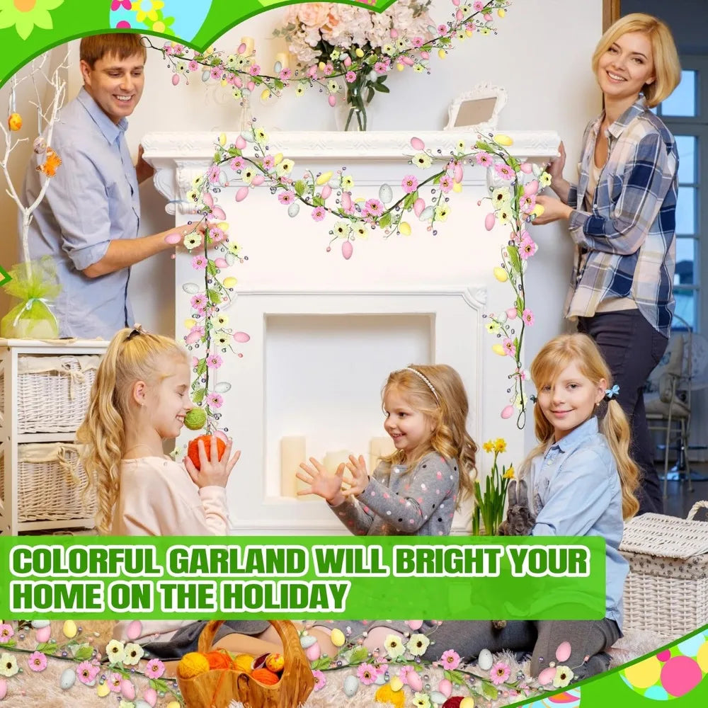 6 Ft Easter Garland