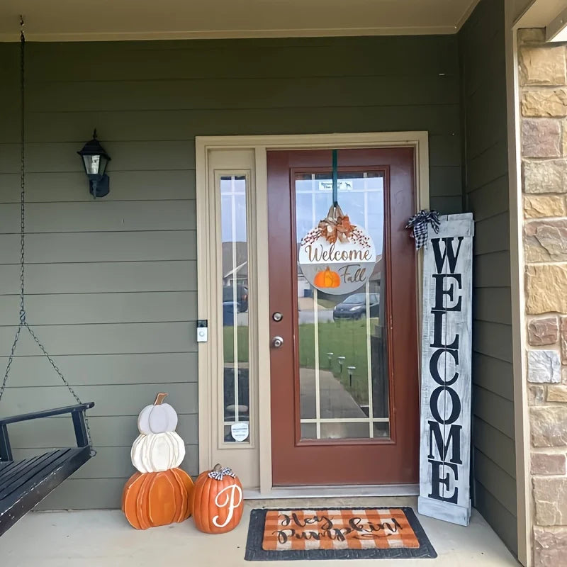 Welcome Fall Door Wreath