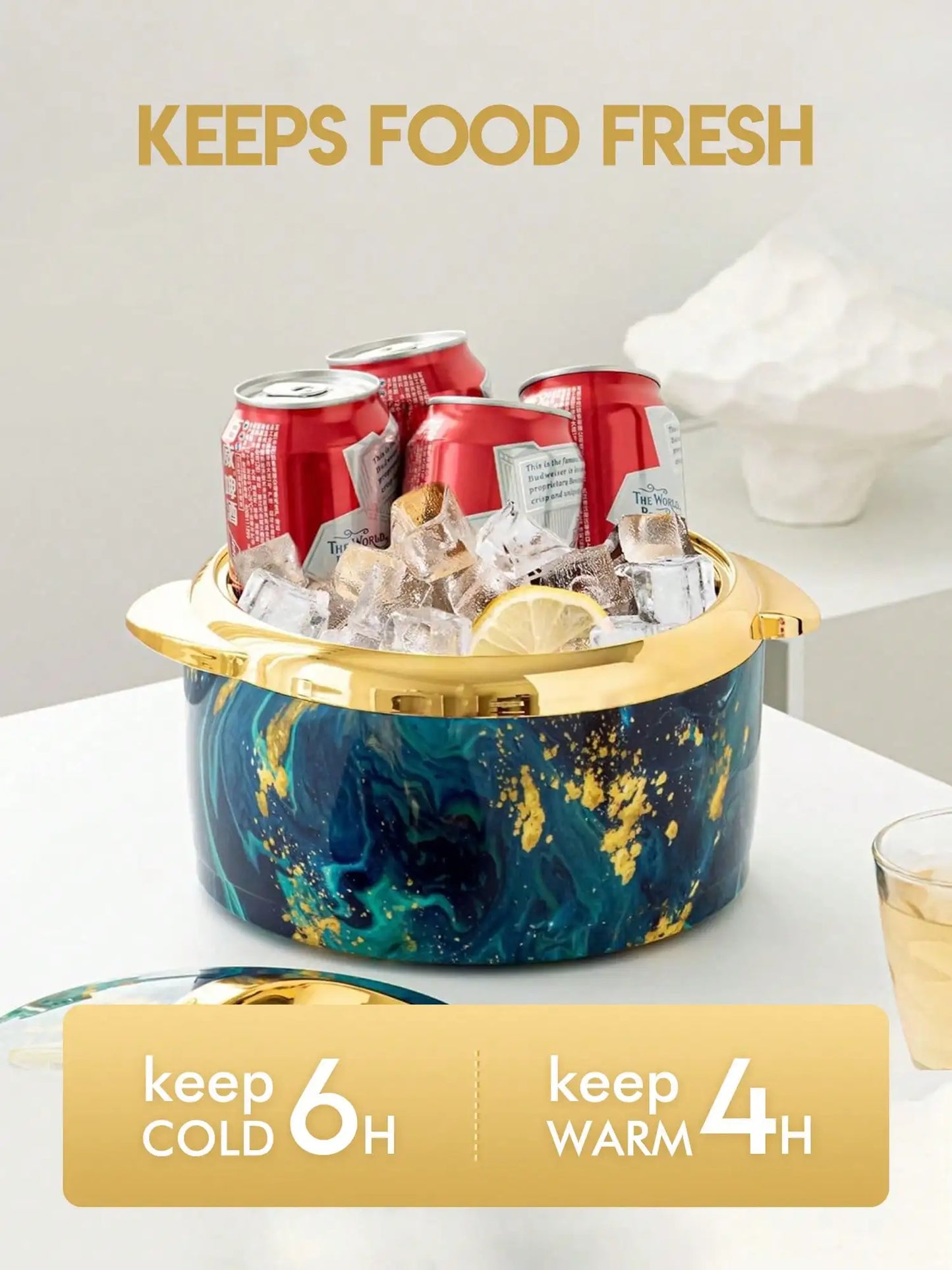 3pcs Golden Touch Food Warmer