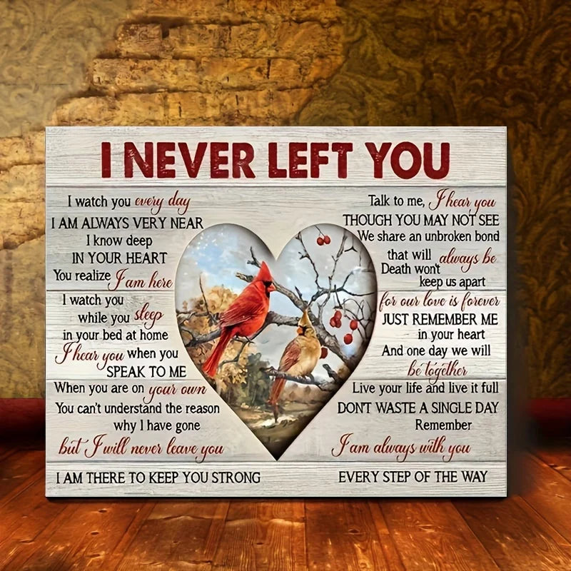 Framed Canvas Love Painting