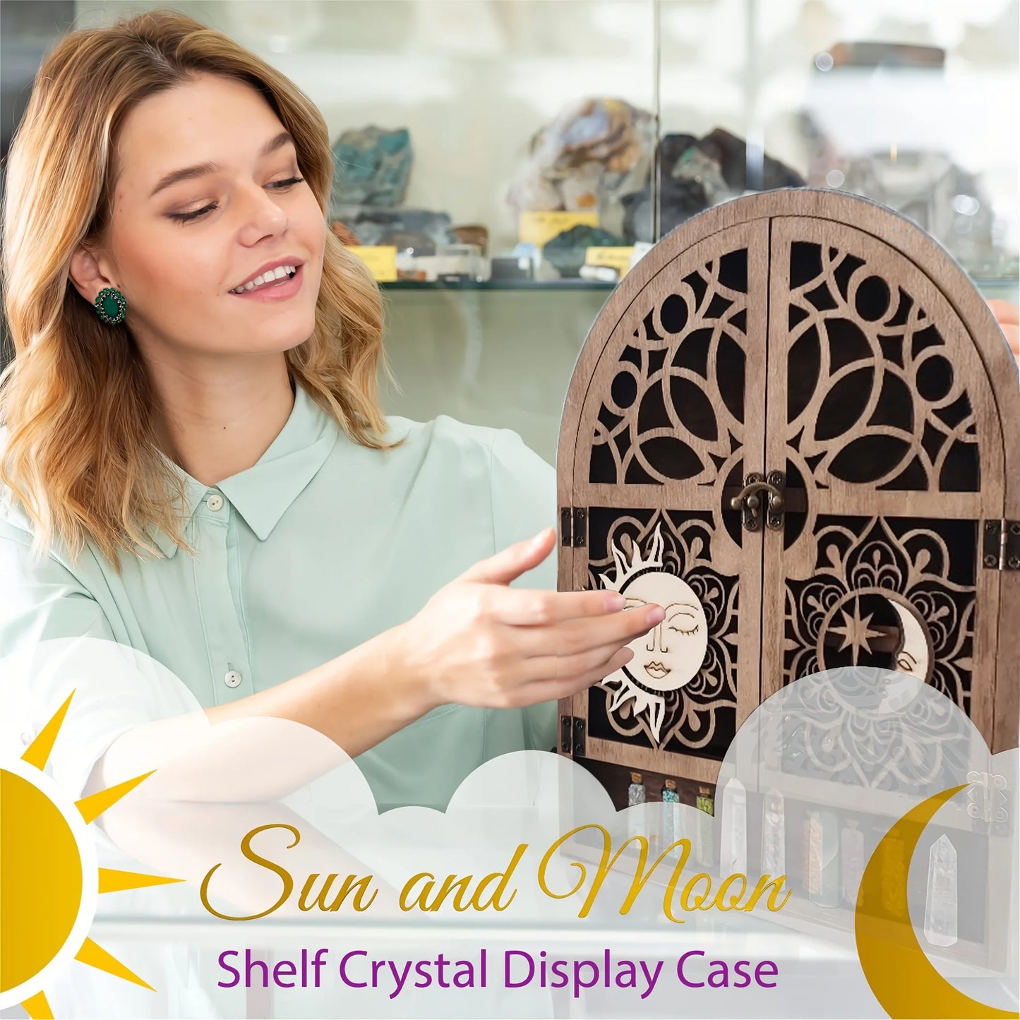 Vintage Wooden Floating Shelves