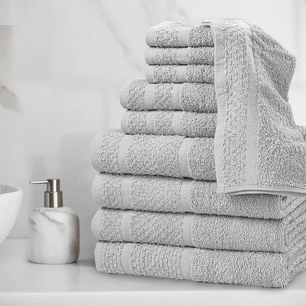 10 Piece Cotton Towel Set