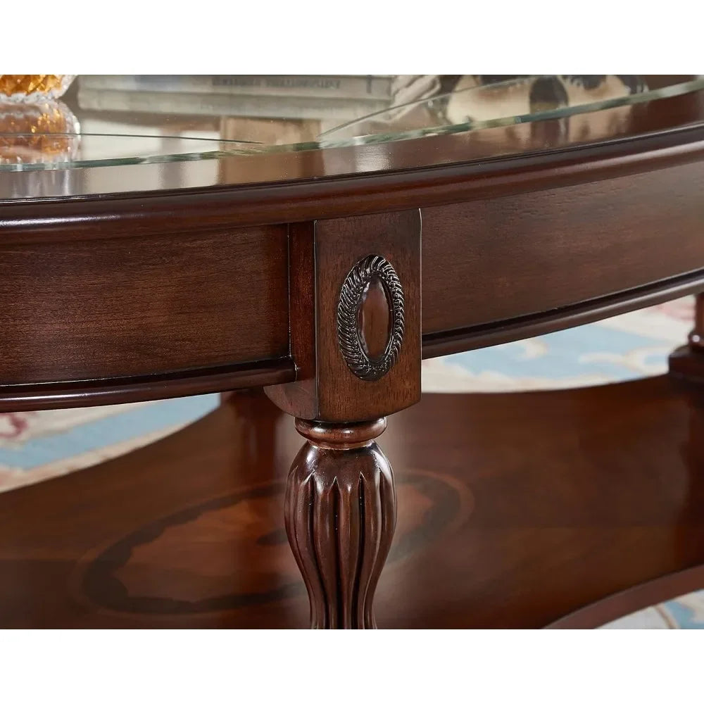 Vintage Wood Coffee Tables Set