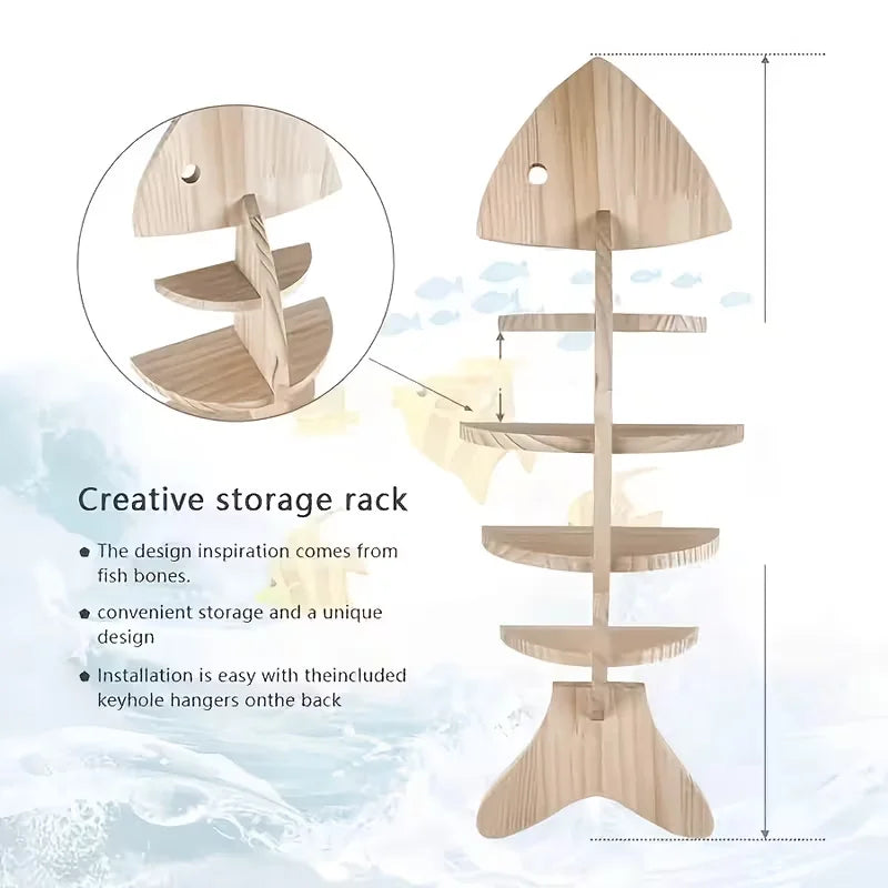 Friendly Fishbone Wall Shelves