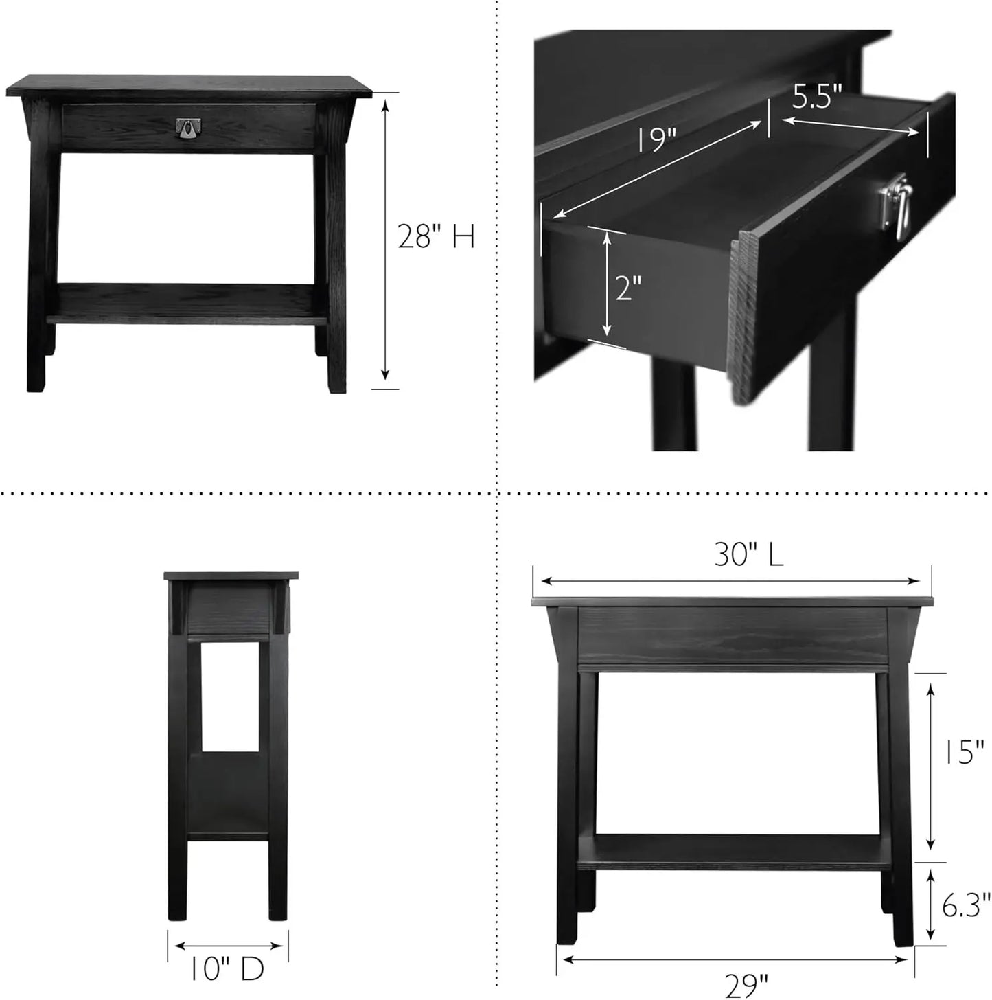 Mission Console Table