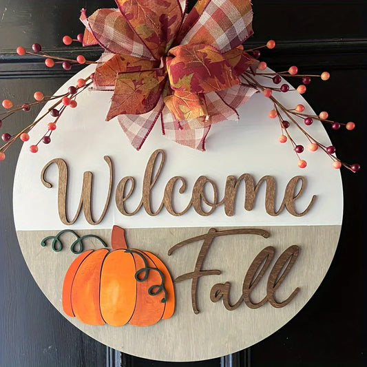 Welcome Fall Door Wreath