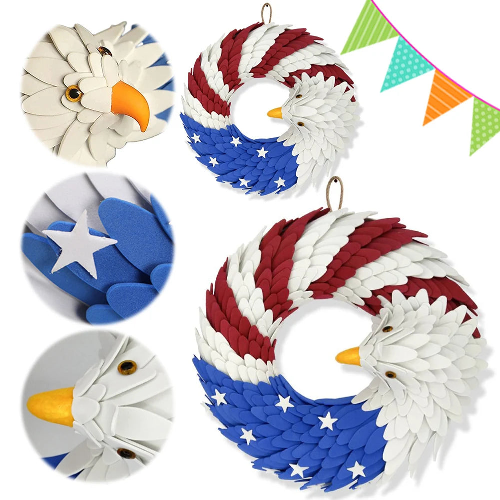 American Flag Eagle Wreath