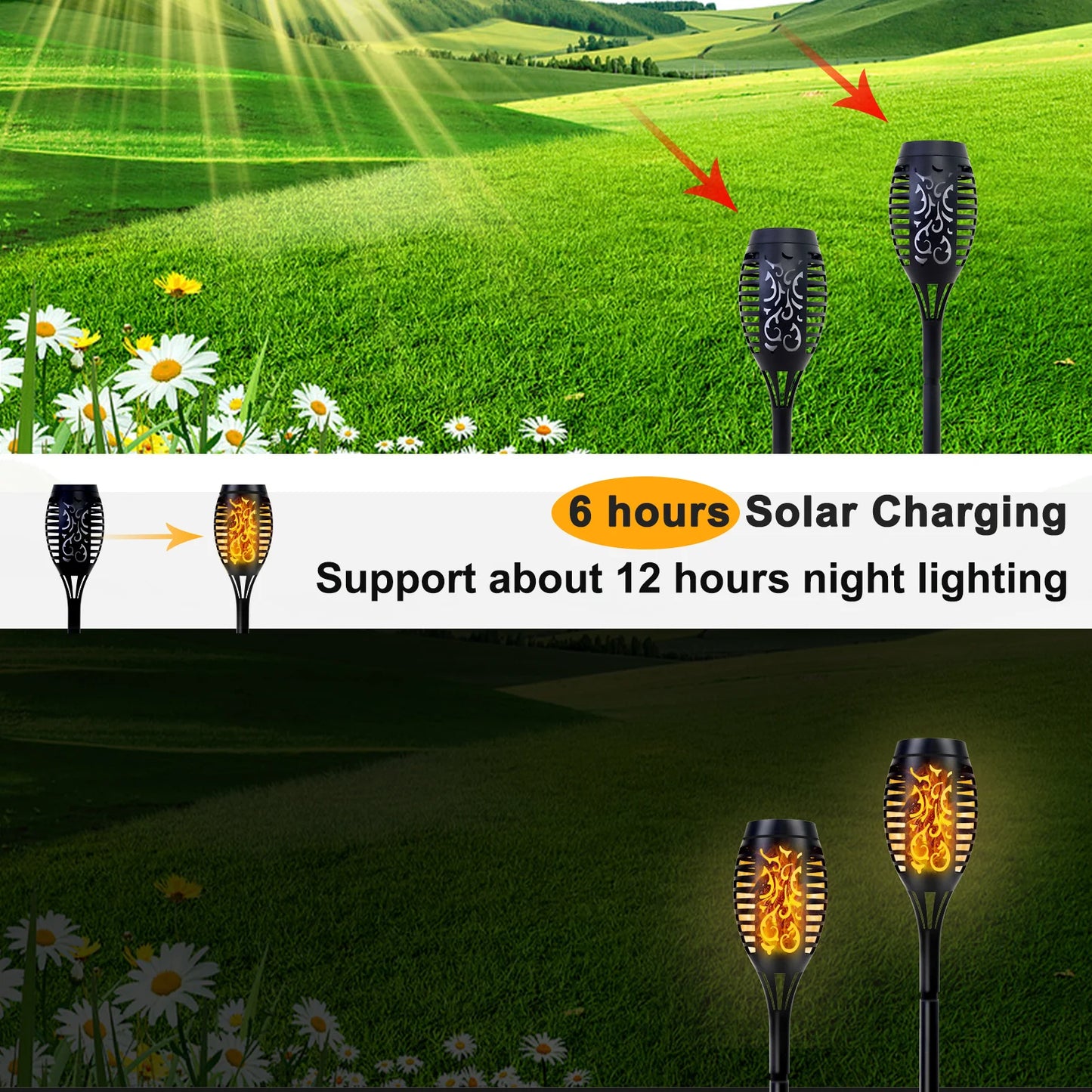 Solar Lights Outdoor LED