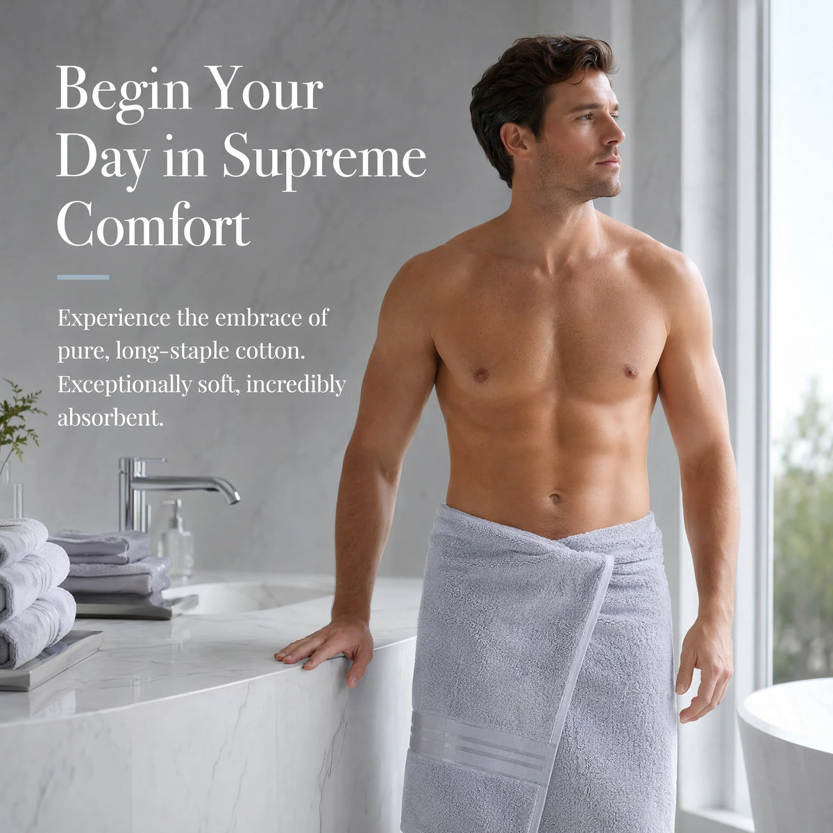 Luxury 6 Piece Towel Set