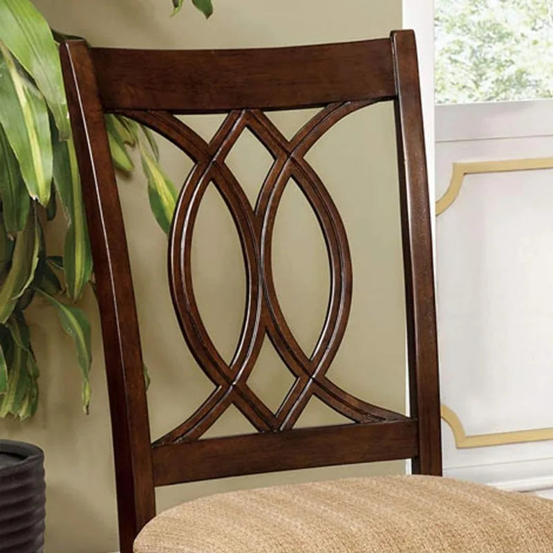 Dark Brown Wooden Dining Chair