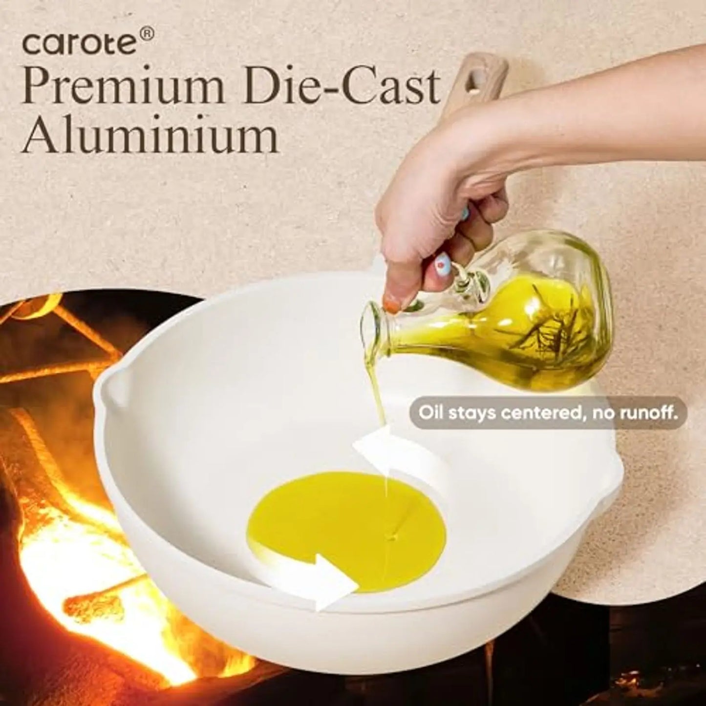 21Pcs Induction Cookware Set