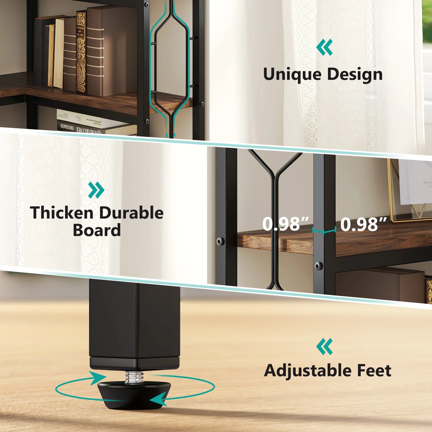 Tribesigns Corner Shelf