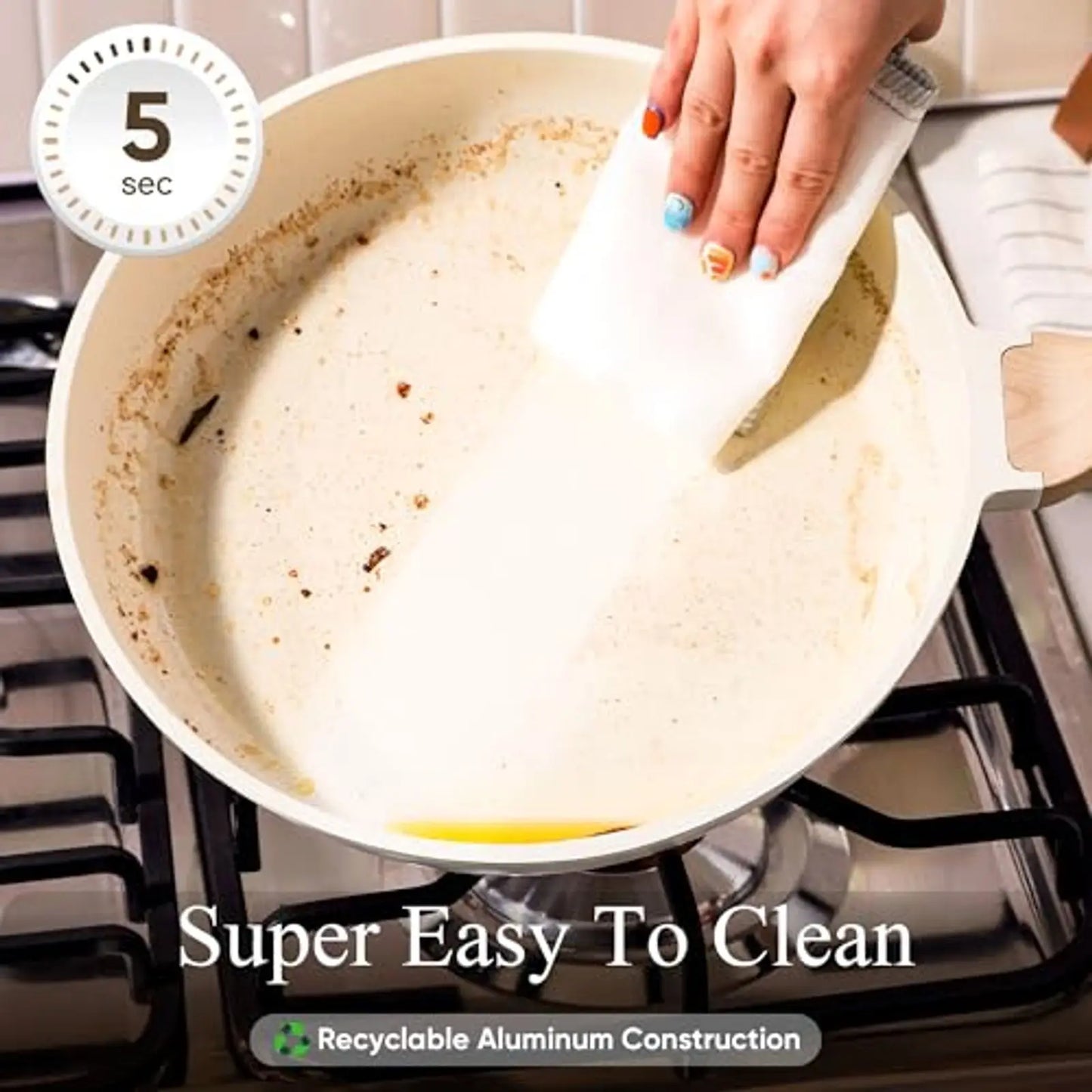 21Pcs Induction Cookware Set
