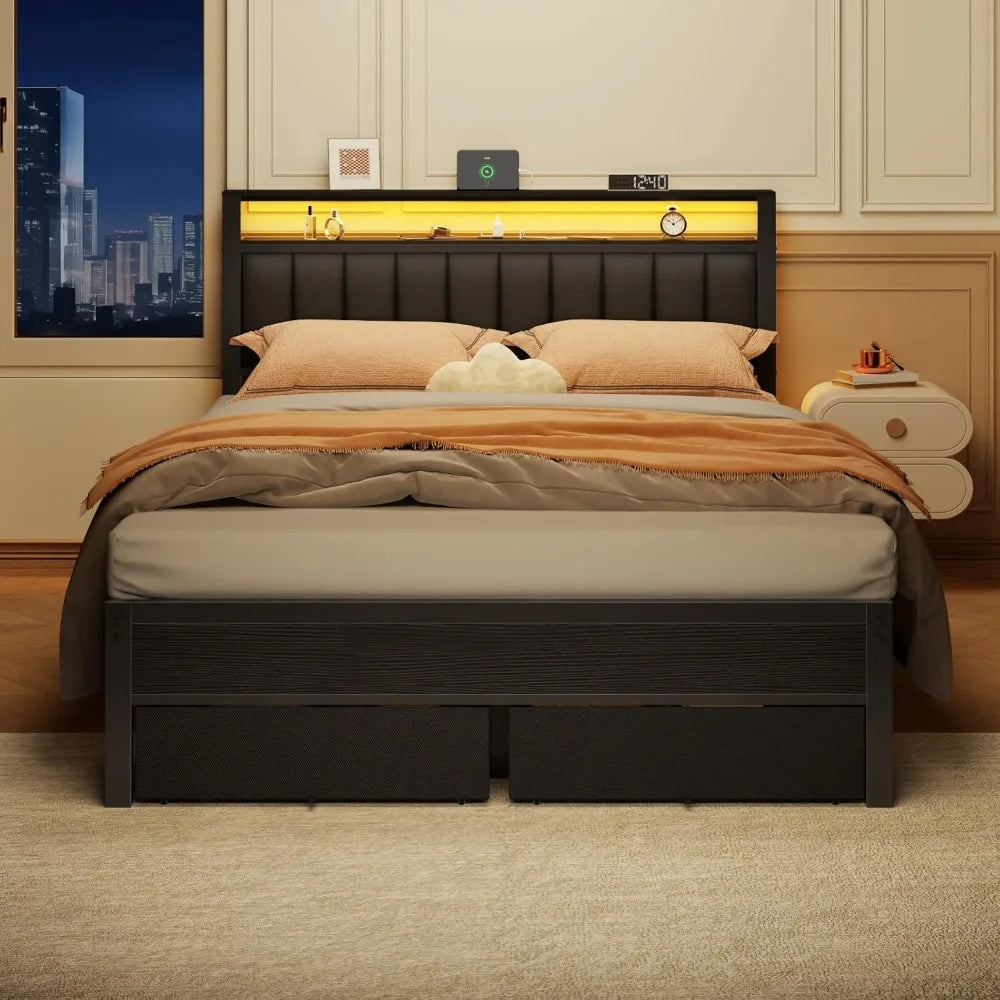 Customized Metal Platform Bed