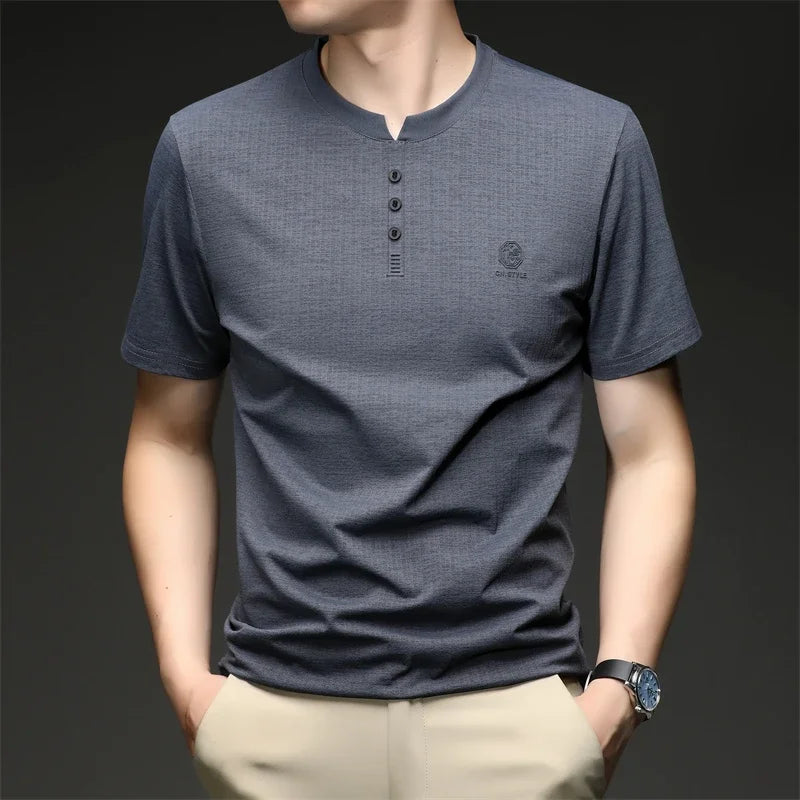 Men's Henley T Shirt